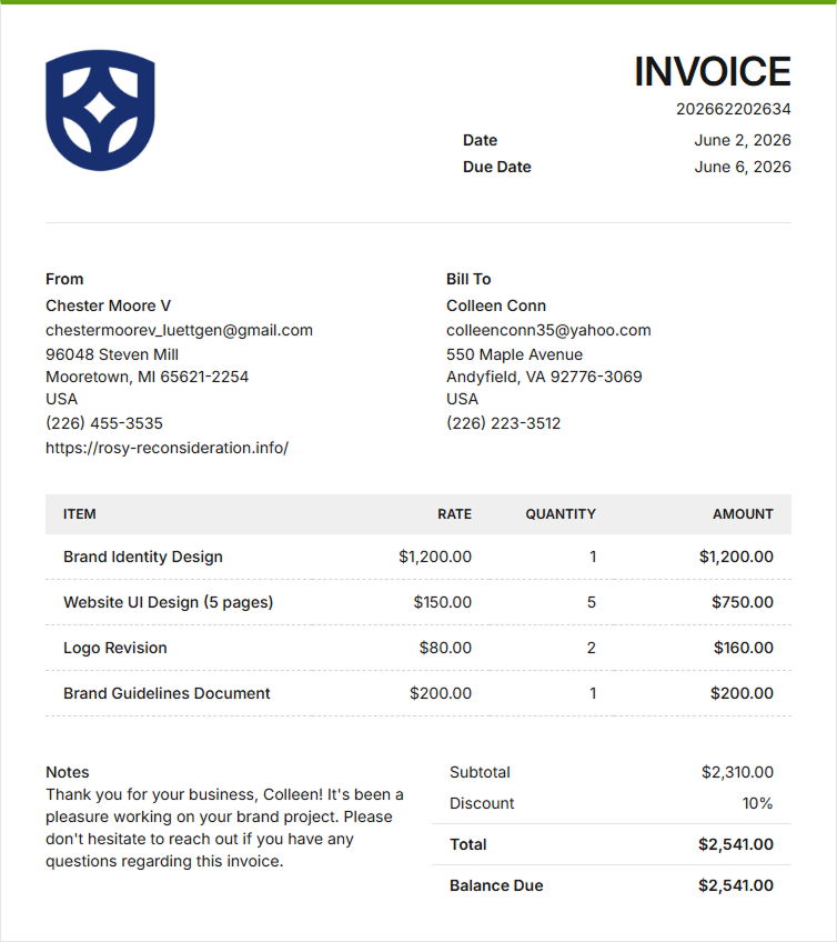 Invoice